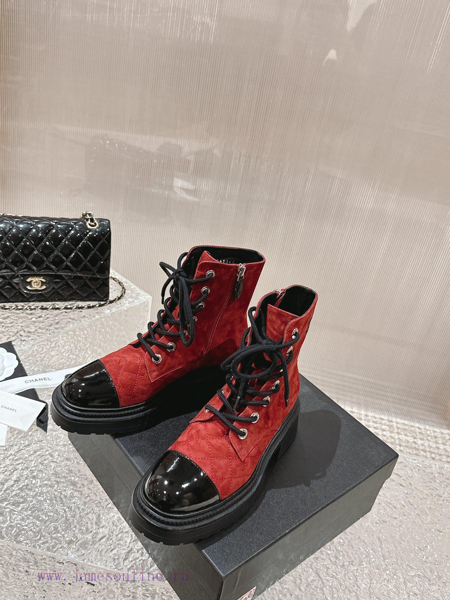 Spot sale𝐂𝐡 * 𝐧𝐞𝐥 23 Top selling productAuthentic gradeEmbroidered thick soled short boots wkxq9u1gq - Image 5