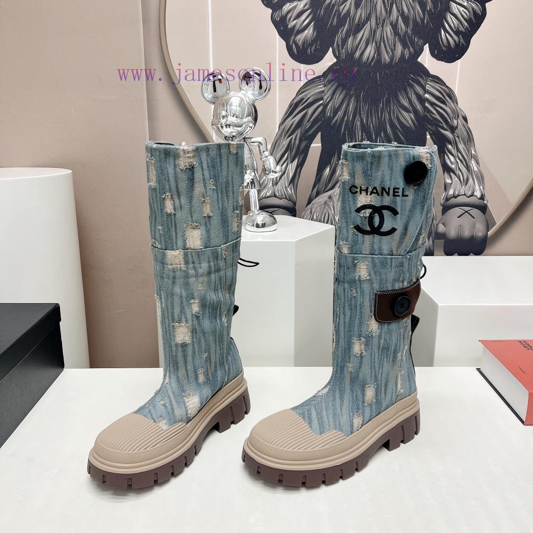 Top tierChanel Chanel 2023 vs Autumn/Winter New Boot CollectionRound toe thick soled bootsThqdjft6hn - Image 4