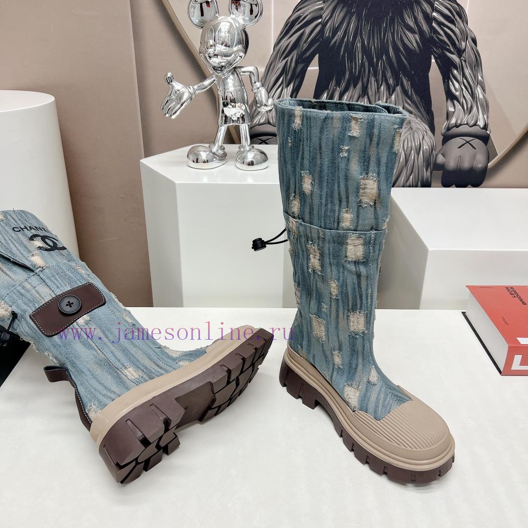 Top tierChanel Chanel 2023 vs Autumn/Winter New Boot CollectionRound toe thick soled bootsThqdjft6hn - Image 10