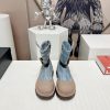 Top tierChanel Chanel 2023 vs Autumn/Winter New Boot CollectionRound toe thick soled short bi59qei8g