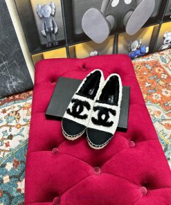 ️  CHANEL 2023 Autumn/Winter New Fisherman's Shoes Top End Inner Footrests Made of Original sijrovtg