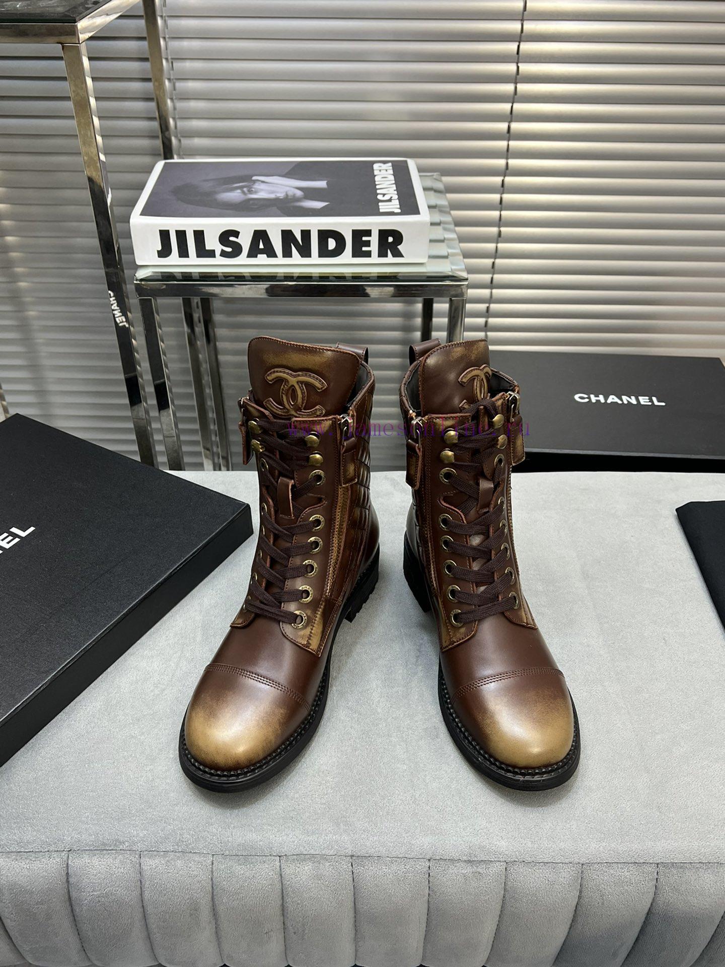 CHANEL Top Classic Dallas Boots Retro Brushed Motorcycle BootsMaterial: The upper of the shod6y2dm30