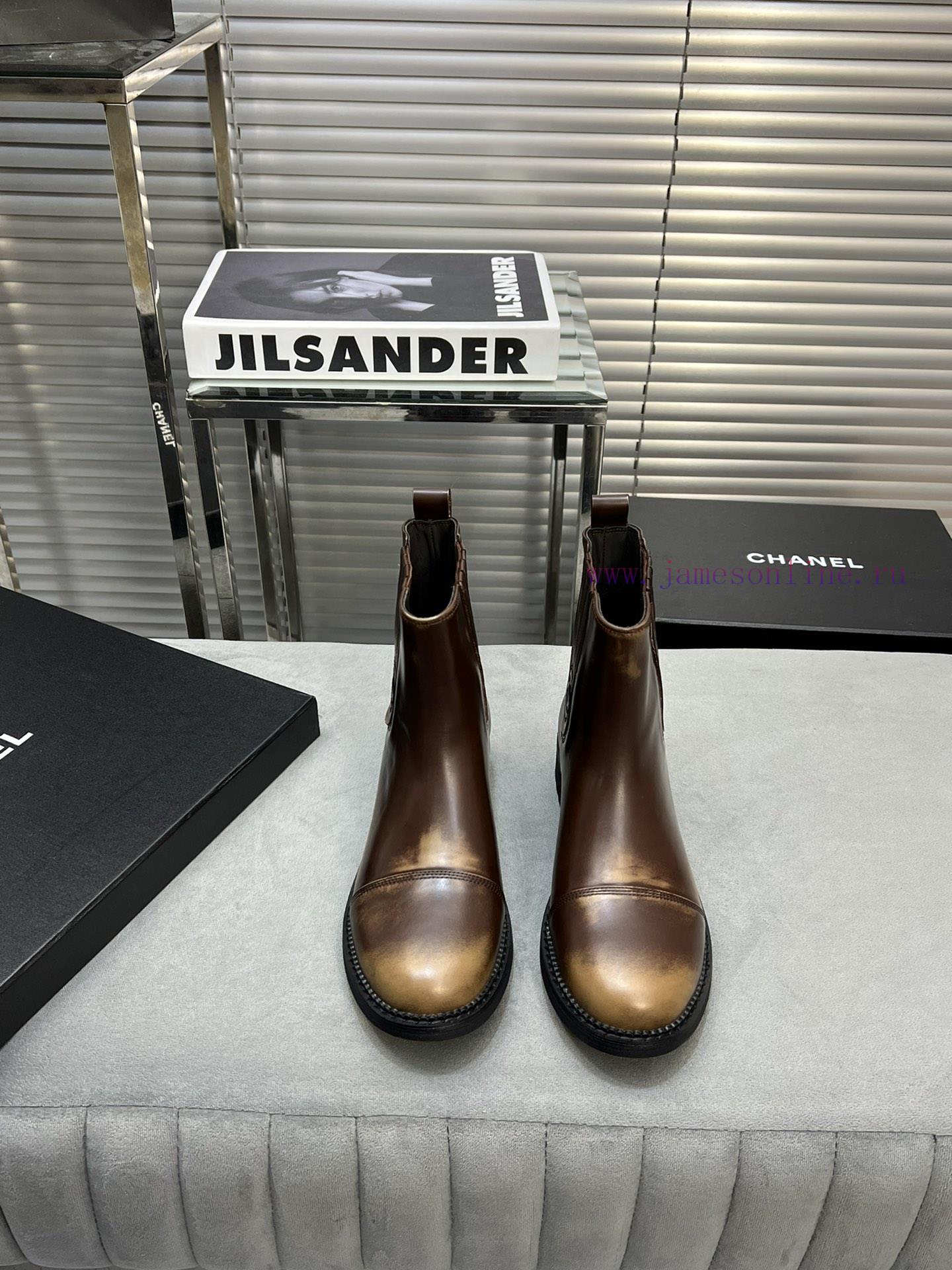 CHANEL Top Classic Dallas Boots Retro Brushed Motorcycle BootsMaterial: The upper of the sho0shxn1b5 - Image 2