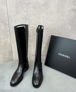 Long bootsChanel Grandma's new knight boots chain long boots, short boot seriesOriginal develfpzuedo
