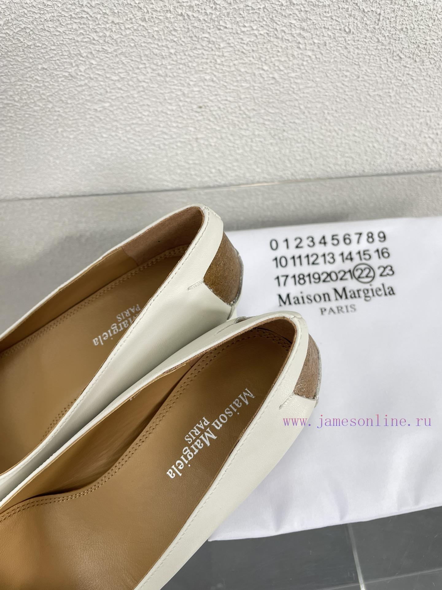 Margiela | Retro style 5cm short heel square toe shoesShort and retro elegant temperament caargwepbw - Image 9