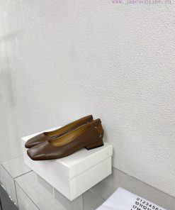 Margiela | Retro style 2cm short heel square toe shoesShort and retro elegant temperament cae32z3cj7