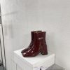 Margiela | Retro style 5cm short heel square toe shoes with ripped holesShort and retro elegi1jkw75v