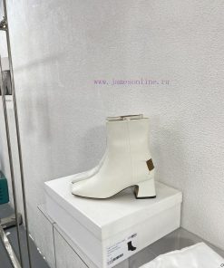 Margiela | Retro style 5cm short heel square toe shoes with ripped holesShort and retro eleg6lvrs3nf