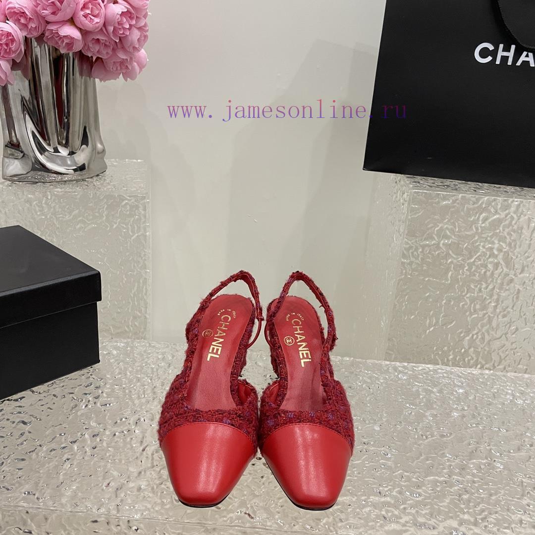 Chanel classic color blocked sandals, a new summer color, this item continues the classic Ch5qaftf40 - Image 3