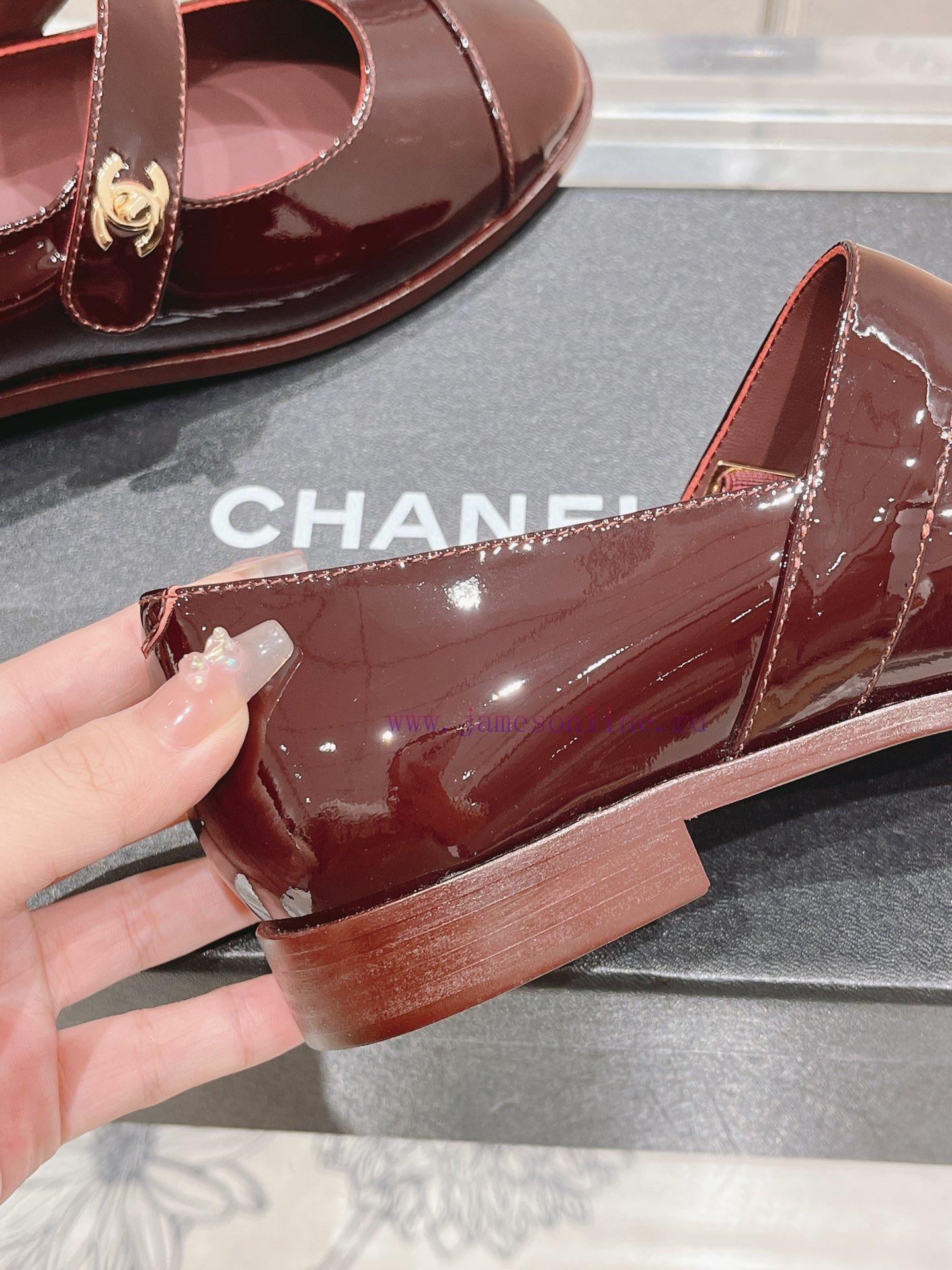 𝗖𝗛𝗔𝗡𝗘𝗟 New Color blocked Mary Single Shoe SeriesCute and lovely Mary Jane style, the originazija2uq4 - Image 9