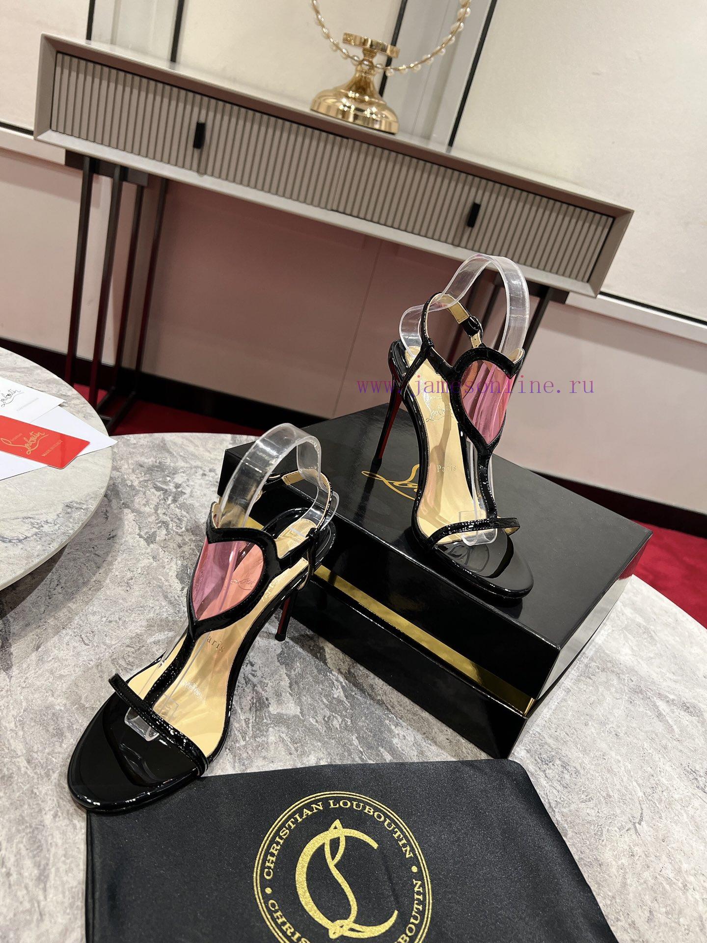 Heart shaped film sandals ︎ ️Showcasing feminine charm in Loubigirl, reinterpreting one of t2f2i5q4x - Image 9