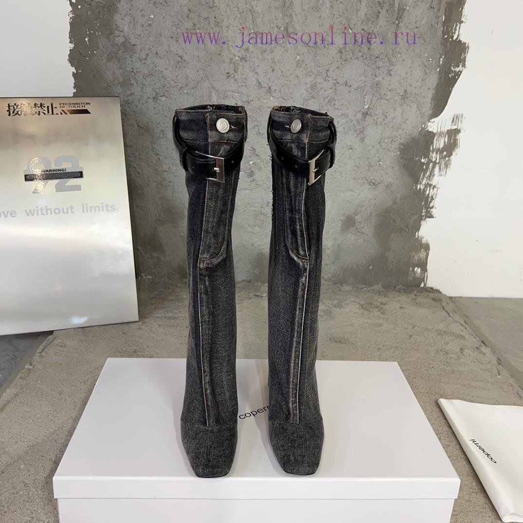 Coperni 23ss autumn and winter new horn boots with a unique heel design combined with a smalzpmfm2kq