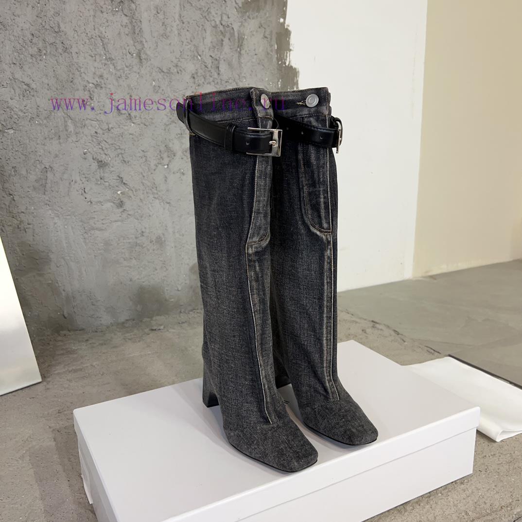 Coperni 23ss autumn and winter new horn boots with a unique heel design combined with a smalzpmfm2kq - Image 3