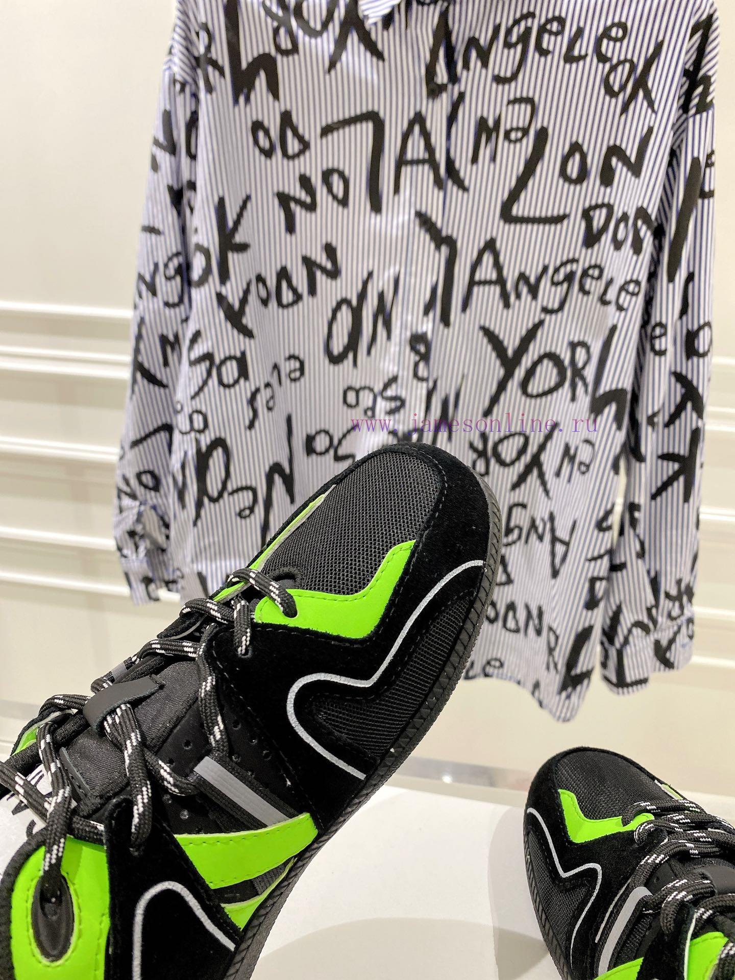 -- New Product Arrives -- GANNI Yang Mi's Same Style Color blocked Retro German Training Shoy8y6cbnr - Image 10