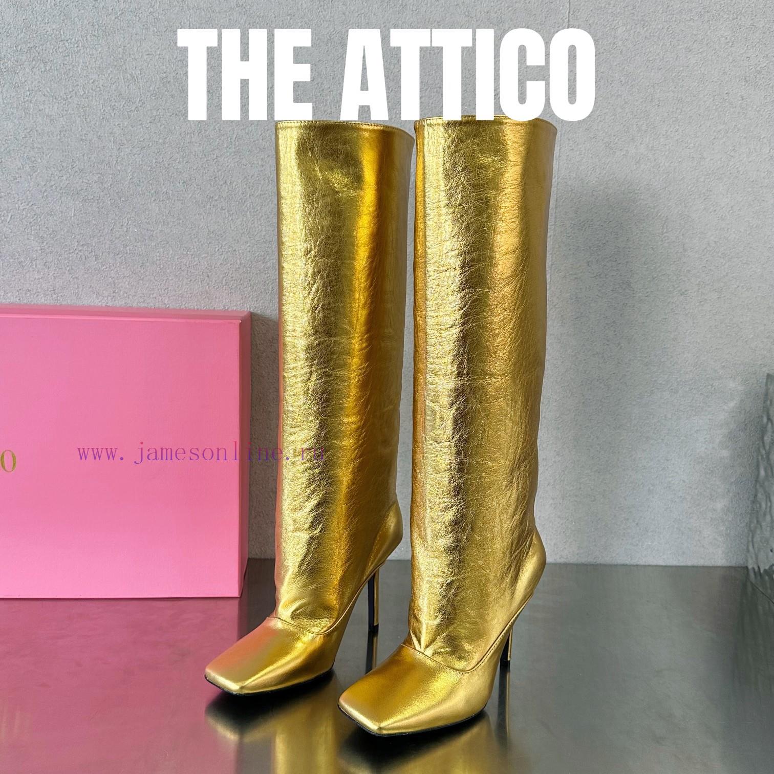 The atticoAtico 𝕋𝕙𝕖 𝕒𝕥𝕥𝕚𝕔𝕠𝟐𝟎𝟐𝟑𝑭𝒘 New style 𝙨𝙞𝙚𝙣𝙣𝙖 square toe bootsAttico is the inventor of l7f5cvns - Image 4