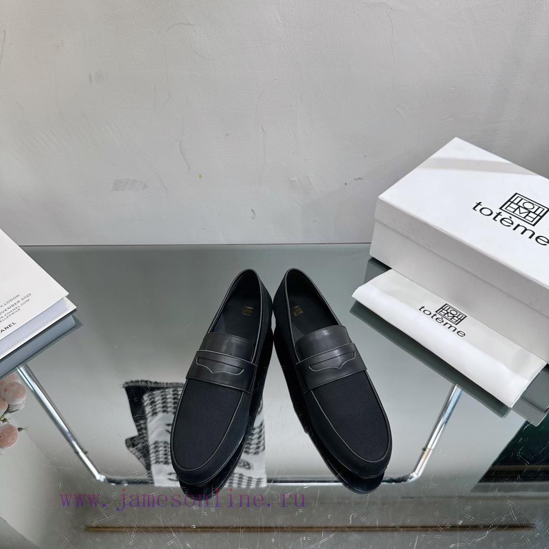 TOTEM's niche brand has launched a new round toe loafers series———————————The simple color s5g2oljhr - Image 2