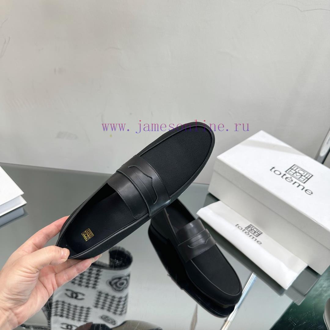 TOTEM's niche brand has launched a new round toe loafers series———————————The simple color s5g2oljhr - Image 9