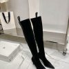 SMFK High Heel Over Knee Elastic BootsEnvironmentally friendly fabric for calvesInner sheeps3tmqyvi7