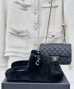 Chanel | Chanel Classic Letter Hairy SlippersThe "First to Wear" series of walking sheep witnsmajta8