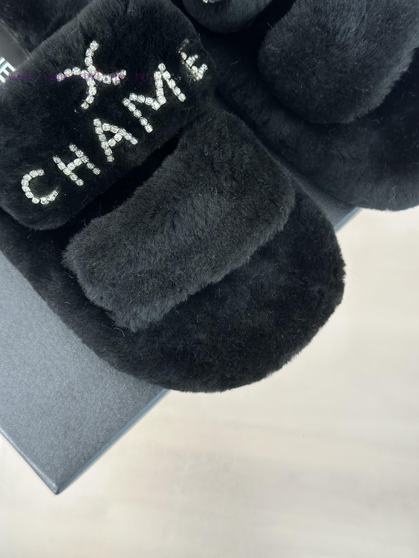 Chanel | Chanel Classic Letter Hairy SlippersThe "First to Wear" series of walking sheep witnsmajta8 - Image 8