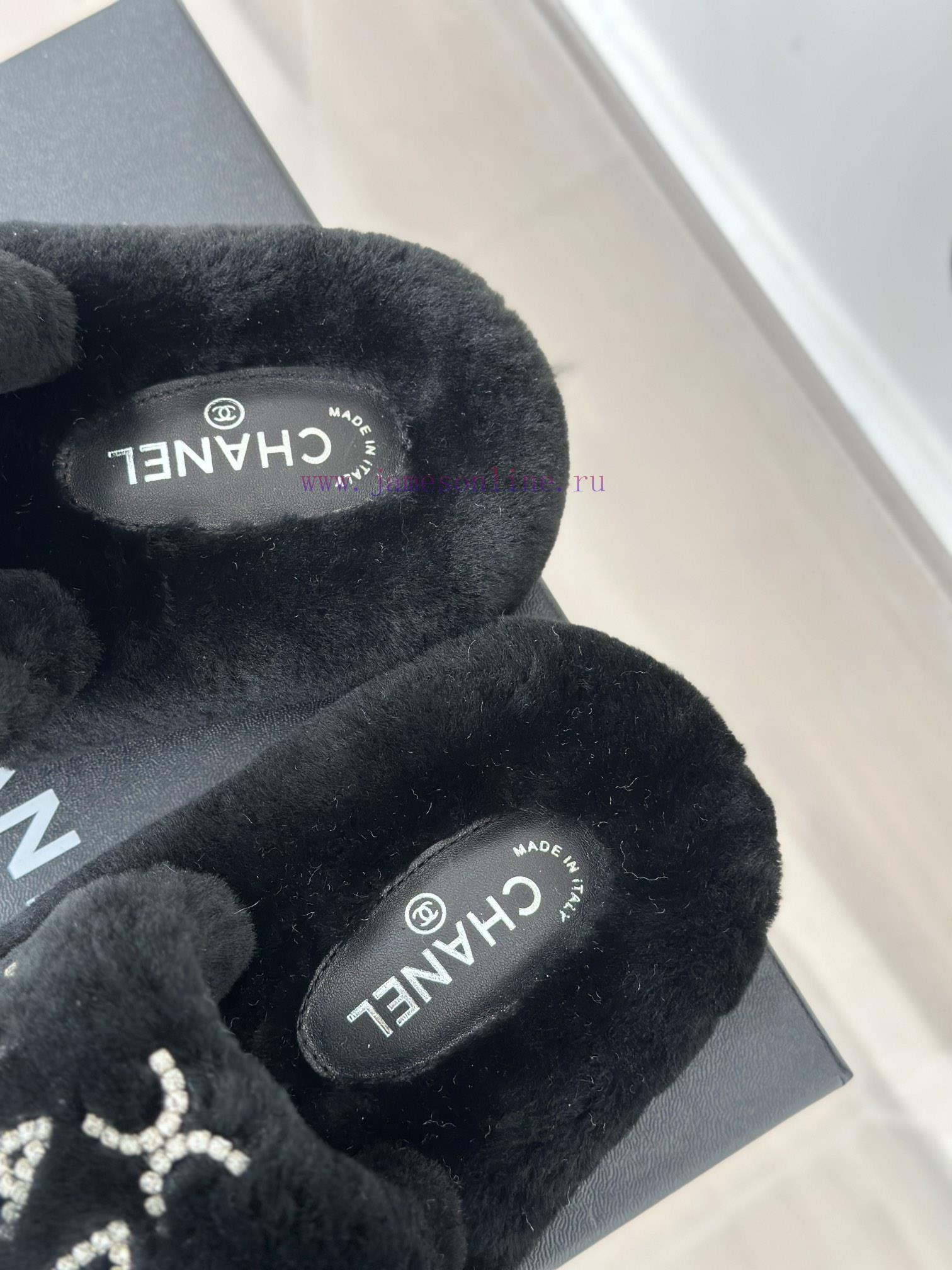 Chanel | Chanel Classic Letter Hairy SlippersThe "First to Wear" series of walking sheep witnsmajta8 - Image 9