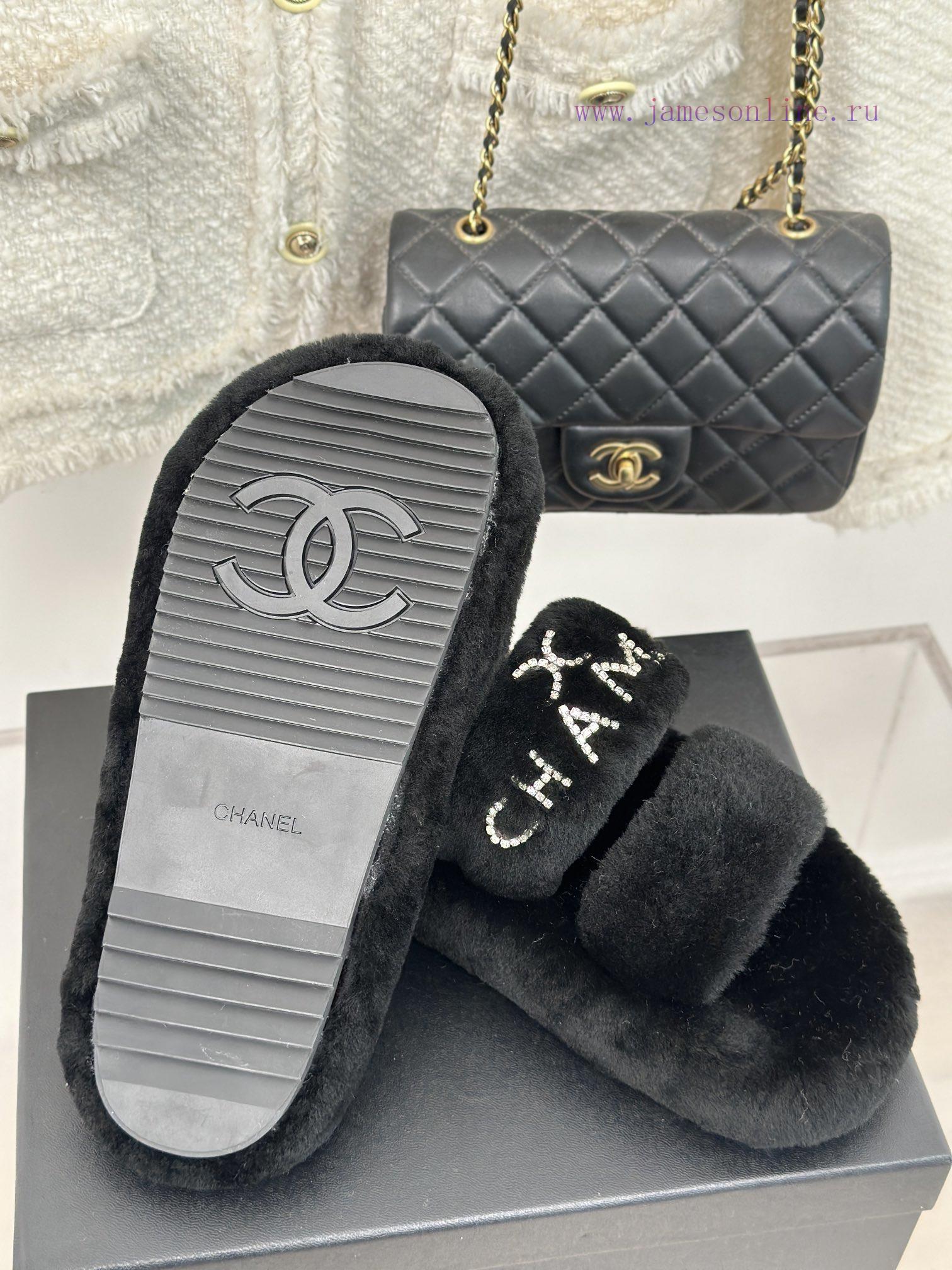 Chanel | Chanel Classic Letter Hairy SlippersThe "First to Wear" series of walking sheep witnsmajta8 - Image 10