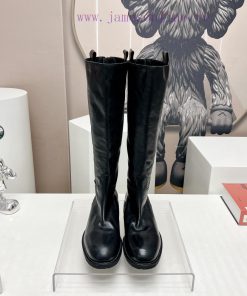 Top tierMarsell 2023 vs Autumn/Winter Fold Boots CollectionRound toe retro high bootsThis boplsfhl1m