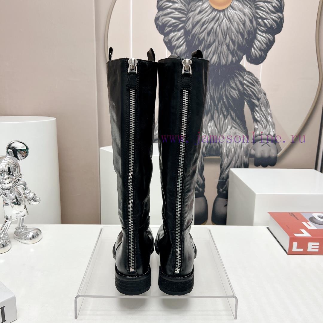 Top tierMarsell 2023 vs Autumn/Winter Fold Boots CollectionRound toe retro high bootsThis boplsfhl1m - Image 9