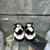 SMFK hairy sandals, when paired with socks, are so cute that they are both fashionable and vidjkbj6i