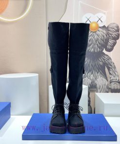 24 inch boots' Top 'Lost in Echo~23vs Autumn/Winter Latest Fashion Show Retro Pants and Bootk8pmbkz8