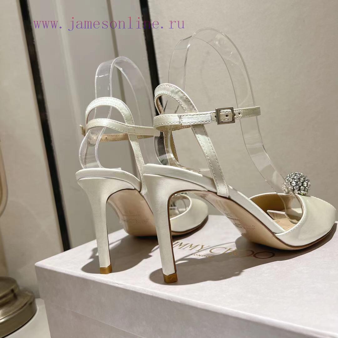 Jimmy Coo is a simple, elegant, and fashionable pair of sandalsOne button high-heeled sandalm9eh5d5l - Image 9