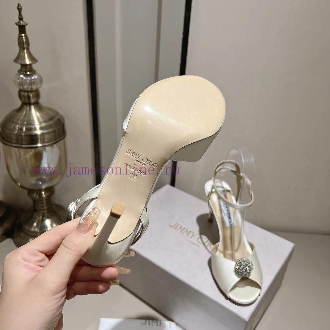 Jimmy Coo is a simple, elegant, and fashionable pair of sandalsOne button high-heeled sandalm9eh5d5l - Image 10