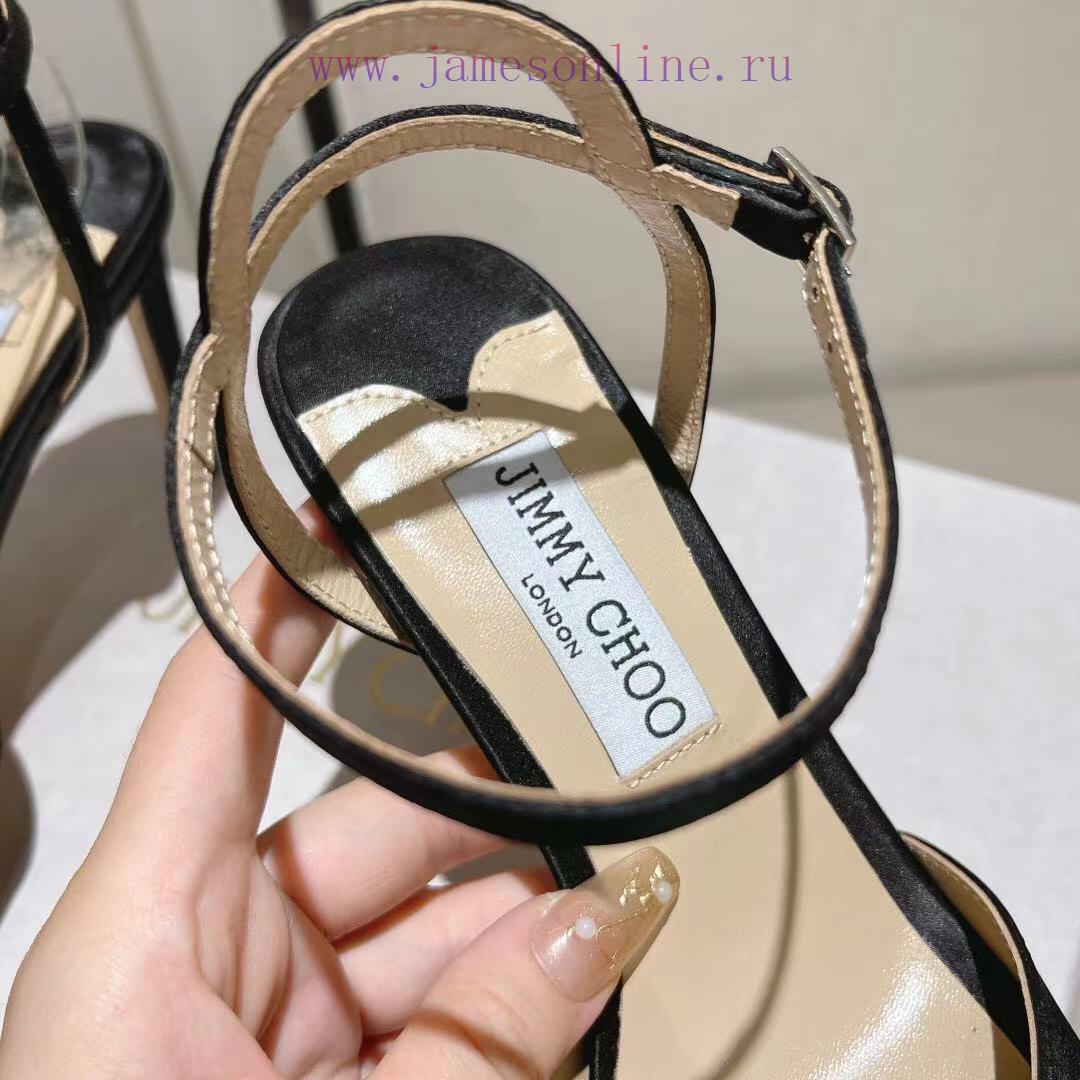 Jimmy Coo is a simple, elegant, and fashionable pair of sandalsOne button high-heeled sandal9mwc7sc4 - Image 9