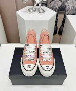 Top tierChanel C Home 2023 vs Spring/Summer Hot Canvas Leisure SeriesThick soled letter canvn7npxhsz