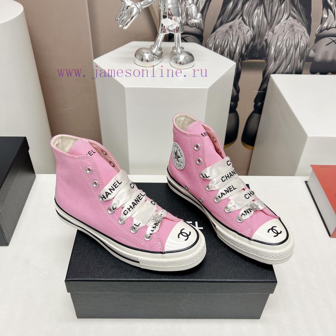 Top tierChanel C Home 2023 vs Spring/Summer Hot Canvas Leisure SeriesThick soled letter canvcup2ksbe - Image 3
