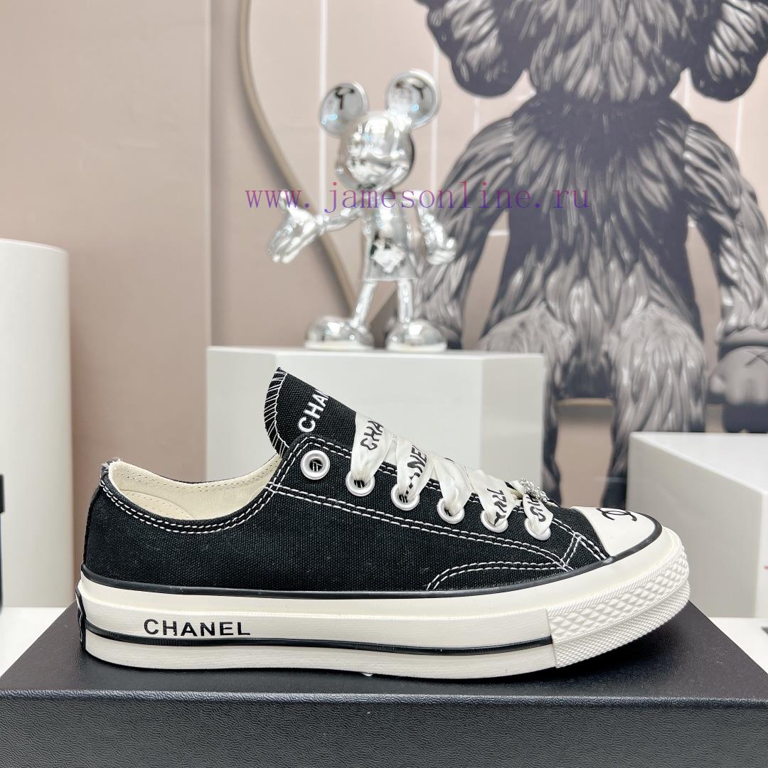 Top tierChanel C Home 2023 vs Spring/Summer Hot Canvas Leisure SeriesThick soled letter canvpzzj4oye - Image 6