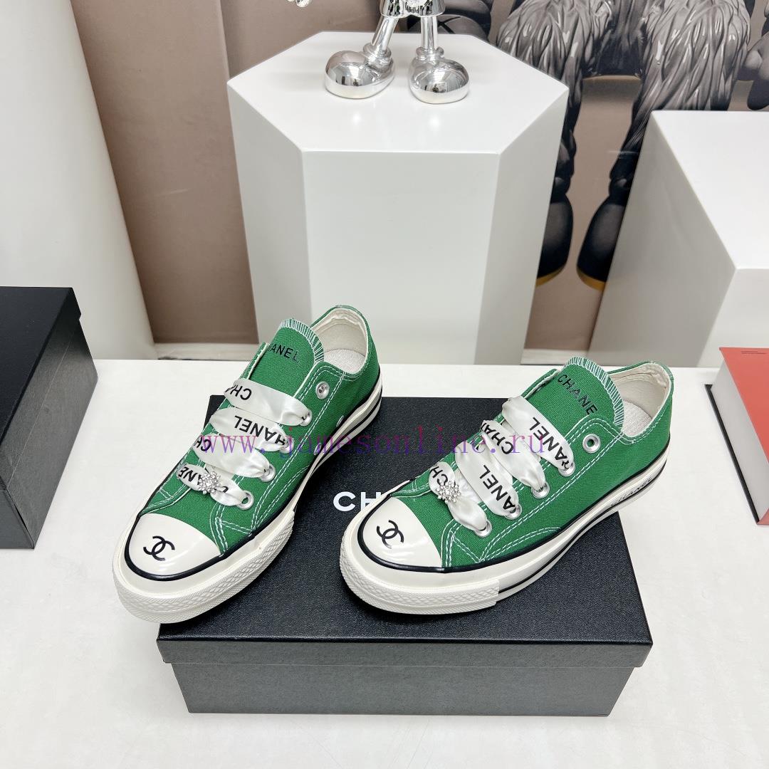 Top tierChanel C Home 2023 vs Spring/Summer Hot Canvas Leisure SeriesThick soled letter canv2lqgq9j2 - Image 4