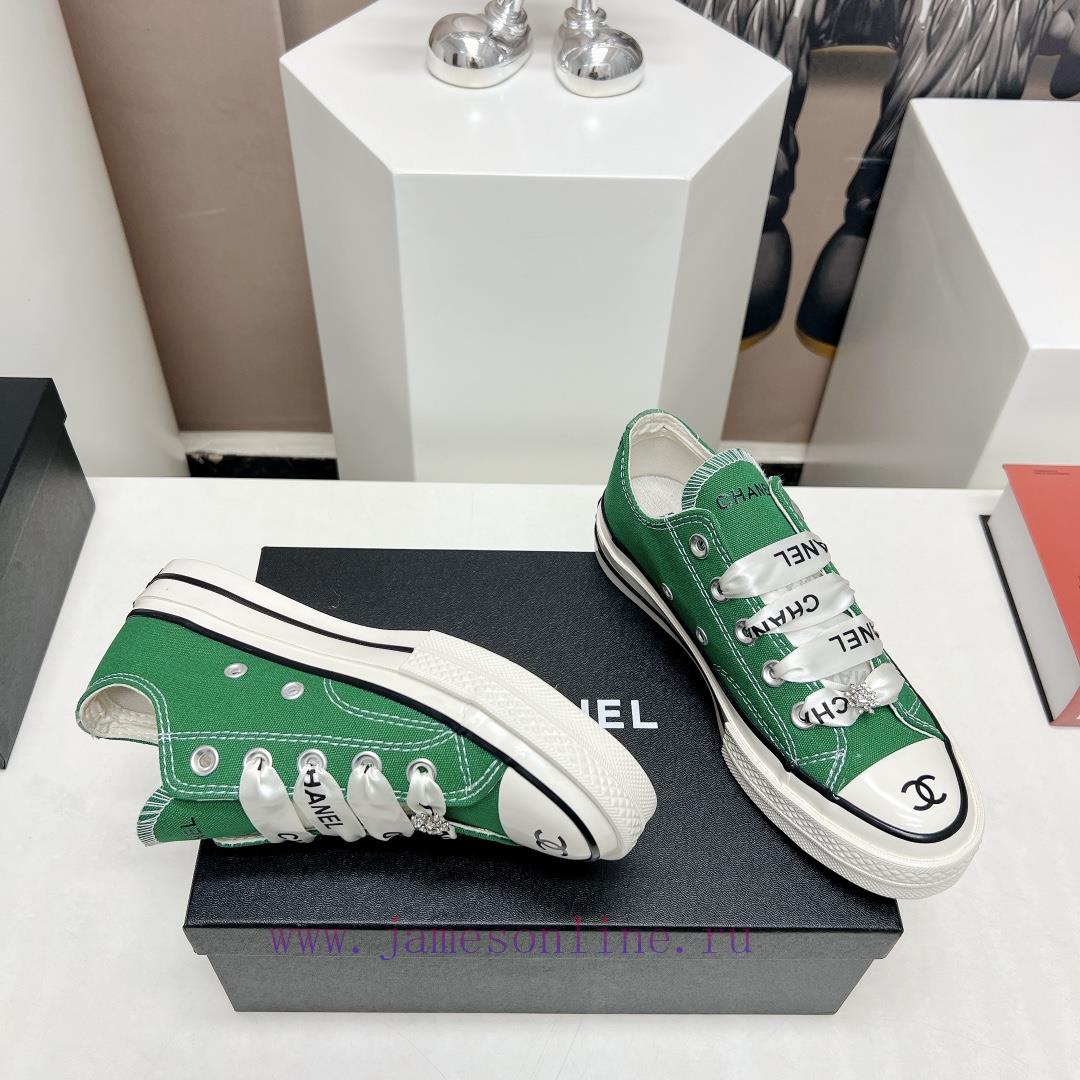 Top tierChanel C Home 2023 vs Spring/Summer Hot Canvas Leisure SeriesThick soled letter canv2lqgq9j2 - Image 8