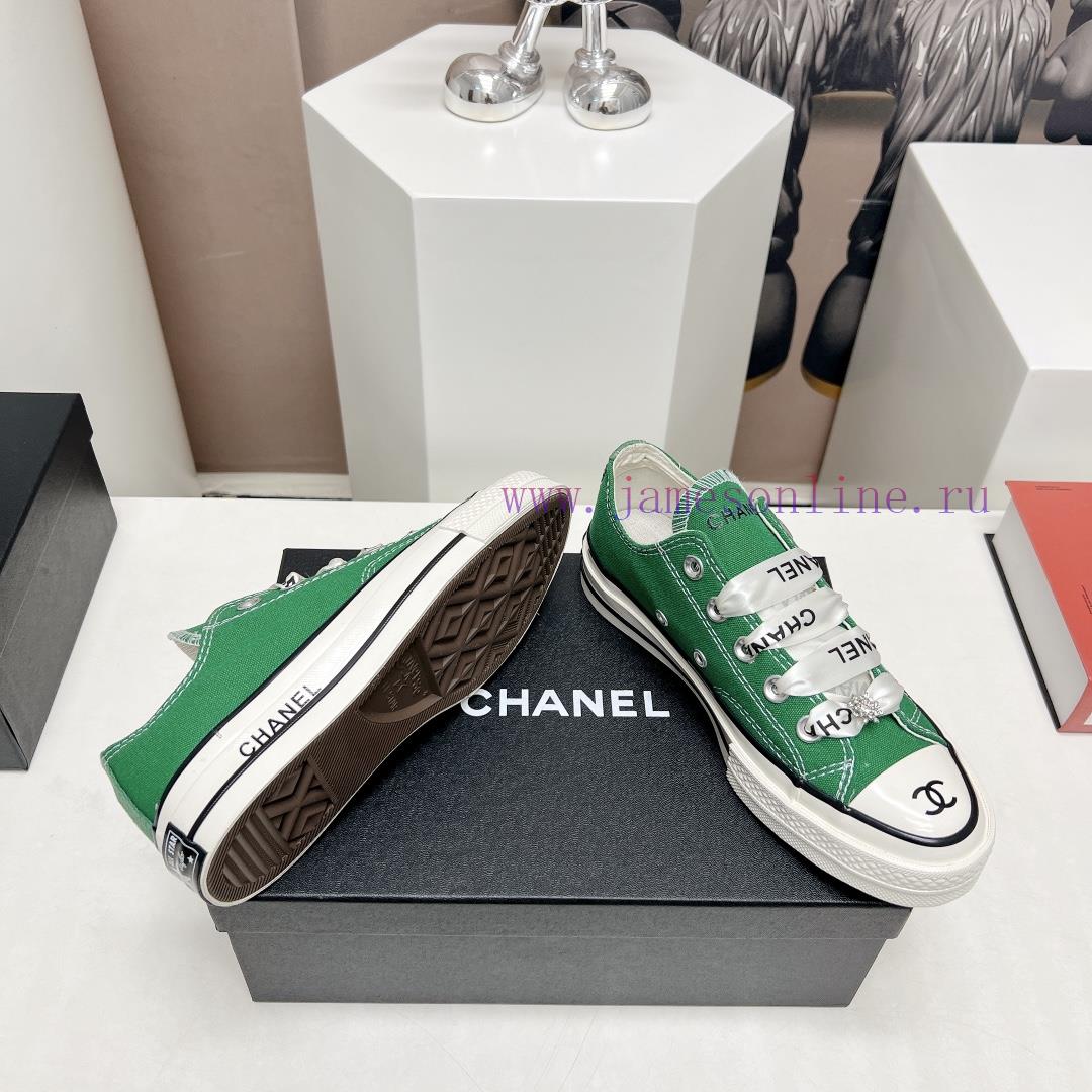 Top tierChanel C Home 2023 vs Spring/Summer Hot Canvas Leisure SeriesThick soled letter canv2lqgq9j2 - Image 10