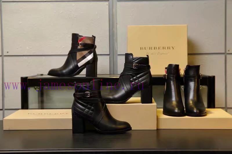 Burberry BURBERRY equestrian inspiration and ankle boots, selected smooth leather material, q879p7dr - Image 2