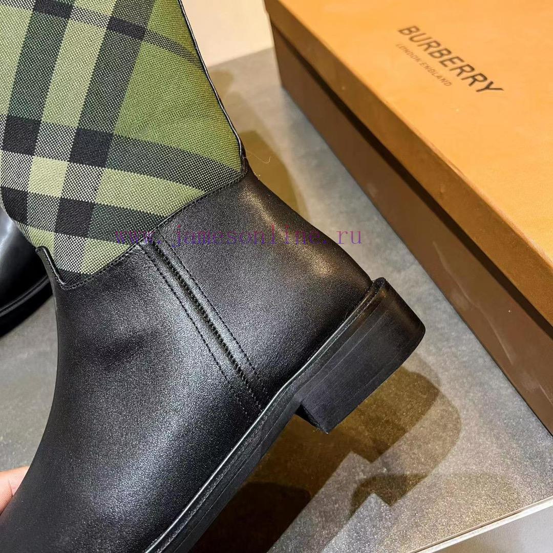, using Burberry's classic checkered fabric with imported top layer cowhide fabric, tkoefjqj1 - Image 6