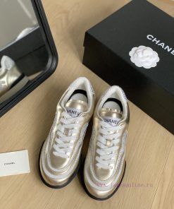 Chanel 23B new double C rhinestone sneakersOriginal leather upper, original rhinestone hot splqbro71