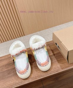 MOU Eskimo autumn and winter snow boots have a primitive and cute appearance, with pure handb5ff7qx5