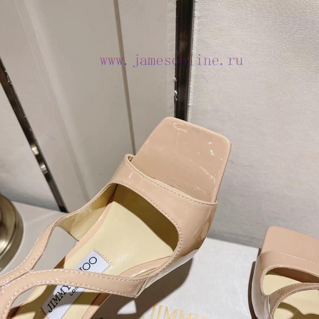Jimmy Choo's custom-made high-heeled sandals in the Paris window showcase are of the highestftbxgfje - Image 9
