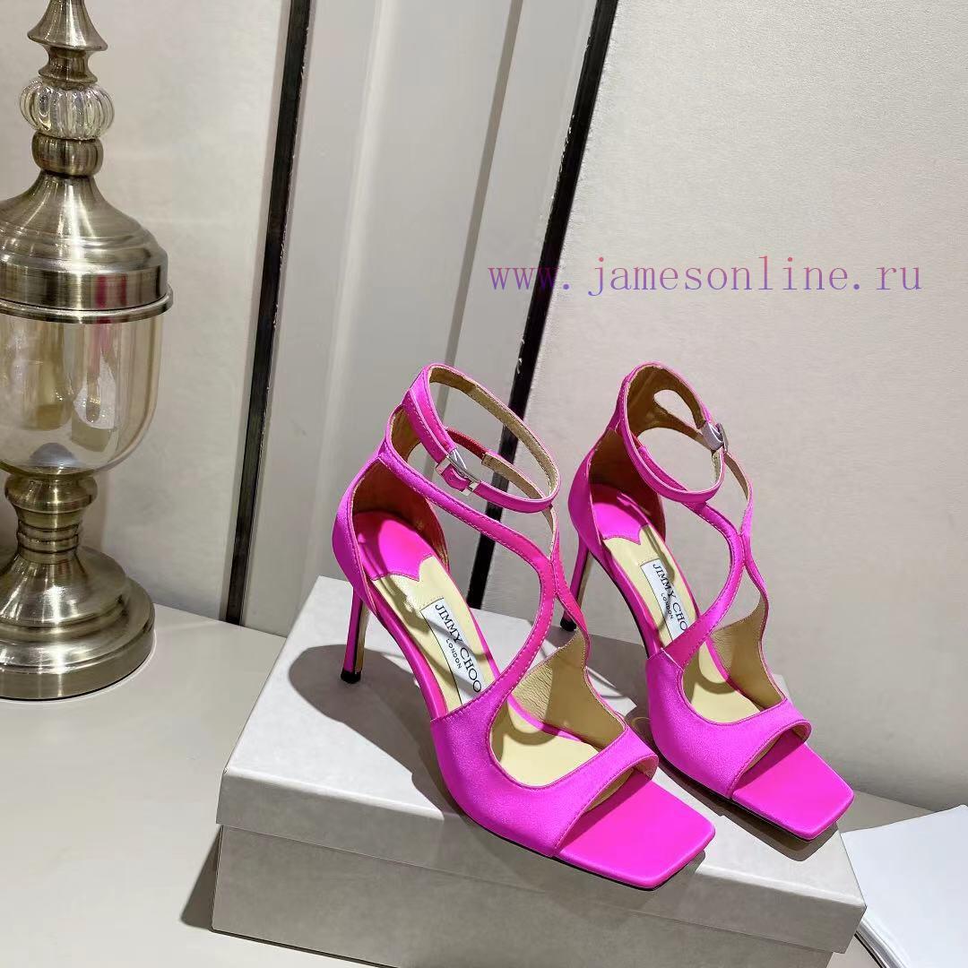 Jimmy Choo's custom-made high-heeled sandals in the Paris window showcase are of the highest68igvy2w - Image 2
