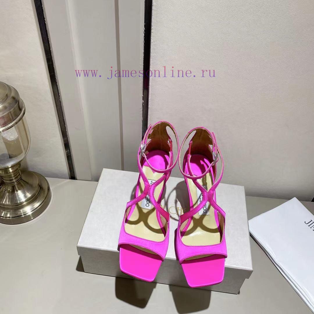 Jimmy Choo's custom-made high-heeled sandals in the Paris window showcase are of the highest68igvy2w - Image 5