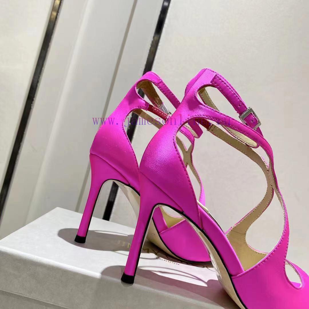 Jimmy Choo's custom-made high-heeled sandals in the Paris window showcase are of the highest68igvy2w - Image 9