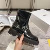 MM6 Magira 2023 new buckle side zipper thick soled short bootsThis round toe side pull up shjm64jlrj