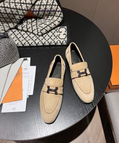 HERMES Hermes 2022SS latest color loafers are handmade, privately high-end customized, classd8qv6uu0