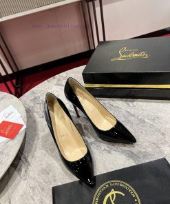 Classic patent leather single shoe style ︎ ️Classic KATE series 10cm high heels, glossy pate85mube8u